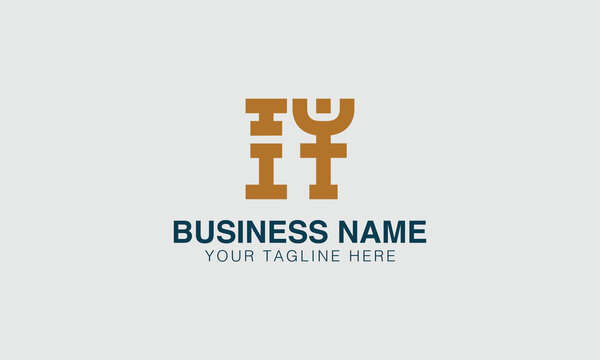 IY I iy initial logo | initial based abstract modern minimal creative logo, vector template image. luxury logotype logo, real estate homie logo. typography logo. initials logo