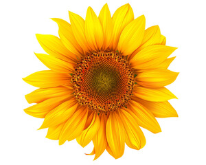 Obraz premium Sunflower PNG with transparent background