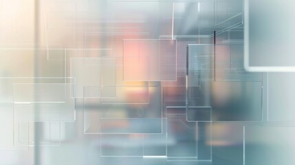 Obraz premium Abstract Technology Concept with Futuristic Interface and Holograms