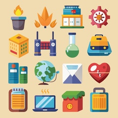 Comprehensive Set of Food, Drink, and Travel Icons - Culinary and Vacation Illustrations Collection, food icons set, food and drink icons, food and drinks icons, icons set, travel icons set