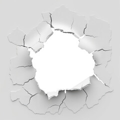 Obraz premium Hole in a wall