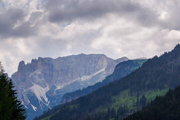 A view of Dolomites near Campitello di Fassa - Val di Fassa - Italy