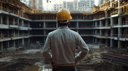 Civil Engineer at Construction Site