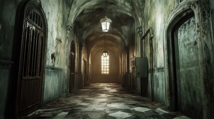 Fototapeta premium Abandoned Hallway