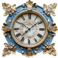 Obraz premium clocks with gold accents No background