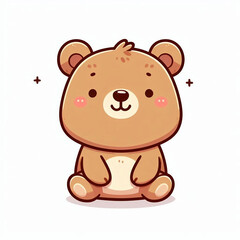 Obraz premium Friendly Bear Icon