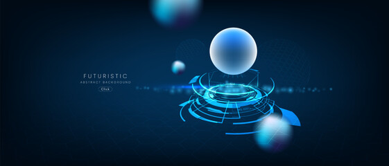 futuristic technology abstract background. Abstract futuristic curve digital line design.Modern futuristic design.Digital landscape pattern technology.Vector illustration.