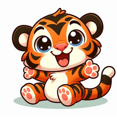 Playful Tiger Icon