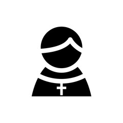 Priest icon vector illustration graphic design