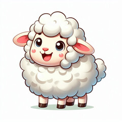 Cheerful Sheep Icon