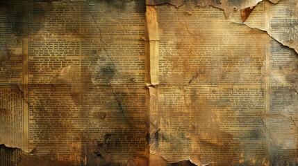 Newspaper Grunge Vintage Texture