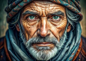 face of an person potrait for frame