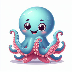 Happy Octopus Icon