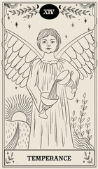 vintage vintage style deck of tarot cards. magical predictions of the future, mysterious characters.	
