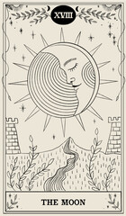 vintage vintage style deck of tarot cards. magical predictions of the future, mysterious characters.	
