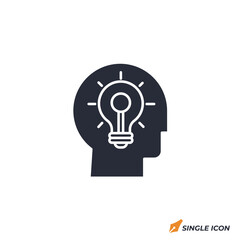 Collective Thinking icon vector illustration. Collective Thinking symbol isolated on white background