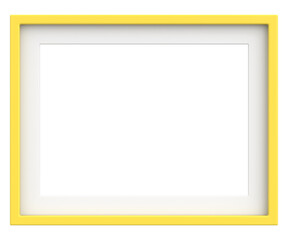 Picture frame. Landscape frame. 3D illustration.