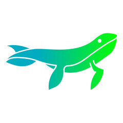 Mesosaurus Gradient Flat