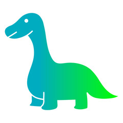 Brachiosaurus Gradient Flat