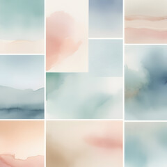 subtle, abstract watercolor textures in soft, pastel tones. 