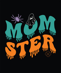 MOM STER VECTOR TSHIRT DESIGN © barai