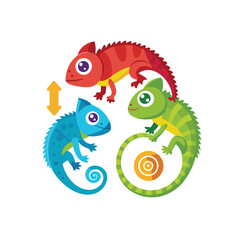 Cute Animal Playing Vector Illustration. Animal Nature Icon Concept