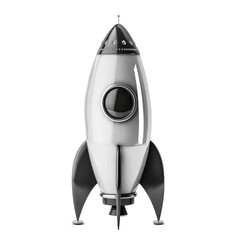 Explore the Future with our Futuristic Rocket Spaceship. Technology and Innovation concept