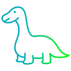 Brachiosaurus Gradient Linear