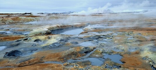 Geyser landscape
