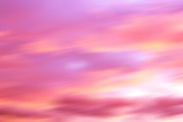 blurred photo of cloud and sunset sky.