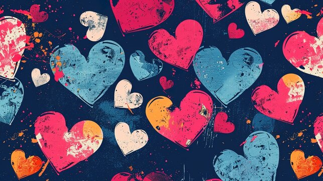 heart pattern seamless wallpaper