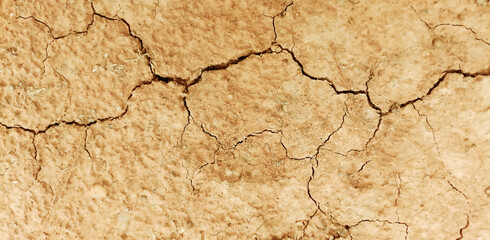 The ground has cracks in the top view for the background