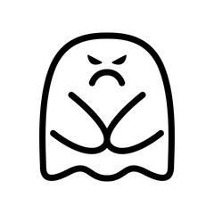 Ghost icon vector illustration graphic design