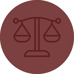 Ethics Vector Line Maroon Circle Maroon