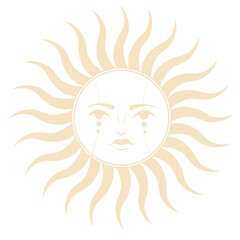 illustration set of moon phases. Different stages of moonlight activity in vintage engraving style. Zodiac Signs	