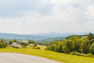 Road in French village