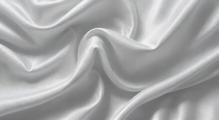 Obraz premium white satin fabric