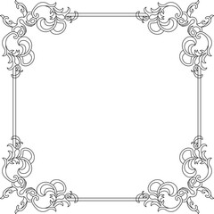 vector sketch, illustration, silhouette, design, frame, background, pattern, classic ornament, vintage, ethnic, abstract, traditional, floral