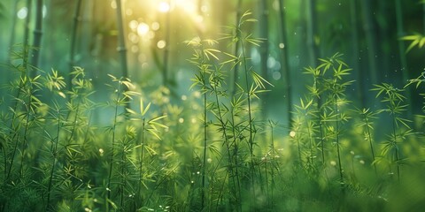 World Bamboo Day lush bamboo forest, September 18th