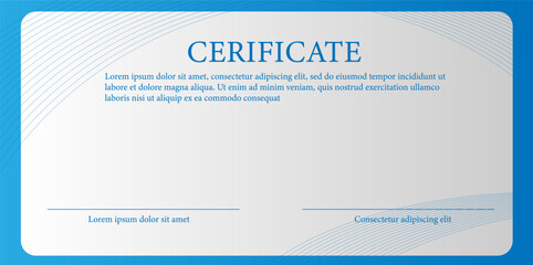 Certificate. Template diplomas, currency. Vector illustration eps10	