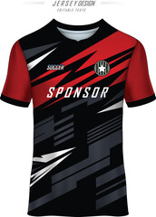 Jersey T-shirt design football