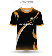 Jersey T-shirt design football