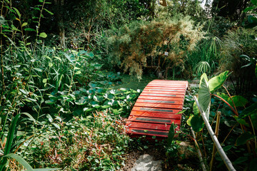 a grren garden in spain