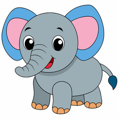 Fototapeta premium baby elephant