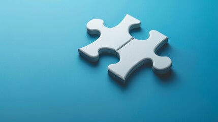 Obraz premium Puzzle. Business strategy, success solution, jigsaw games symbol. Idea metaphor. Creative idea, connection, challenge, partnership, teamwork, match