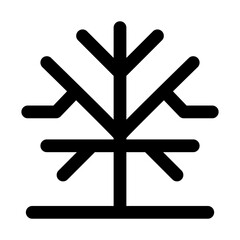 Autumn icon in thin line style vector illustration graphic design