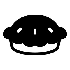 Pie icon vector illustration graphic design