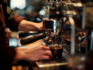 coffee machine grain coffee barista latte photo