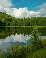 Fototapeta premium Lake Alma in the Adirondack Mountains, New York
