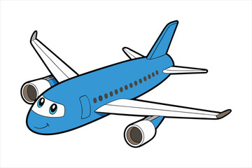 Boeing 787 Dreamliner  line art vector